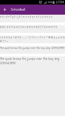 Hand Fonts android App screenshot 5