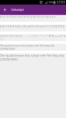 Hand Fonts android App screenshot 6