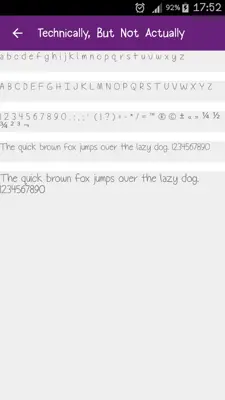 Hand Fonts android App screenshot 7